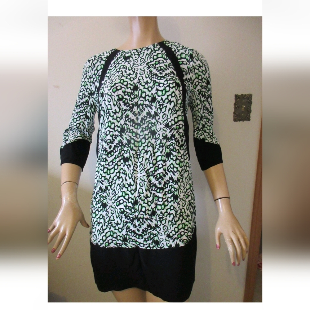 French Connection 3/4 Sleeve Shift Dress/Tunic Women's US 4